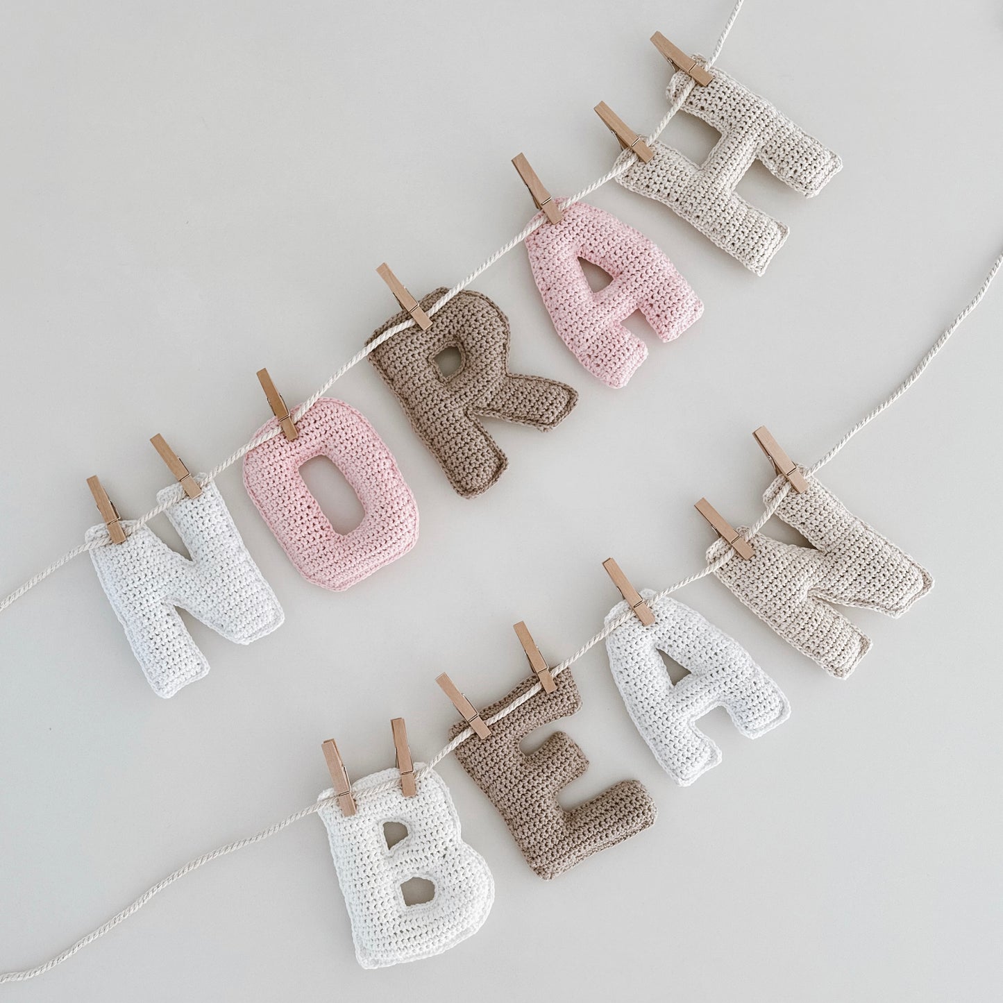 Crochet Name Banner