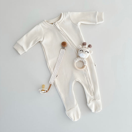 Bébé Rib Zipsuits