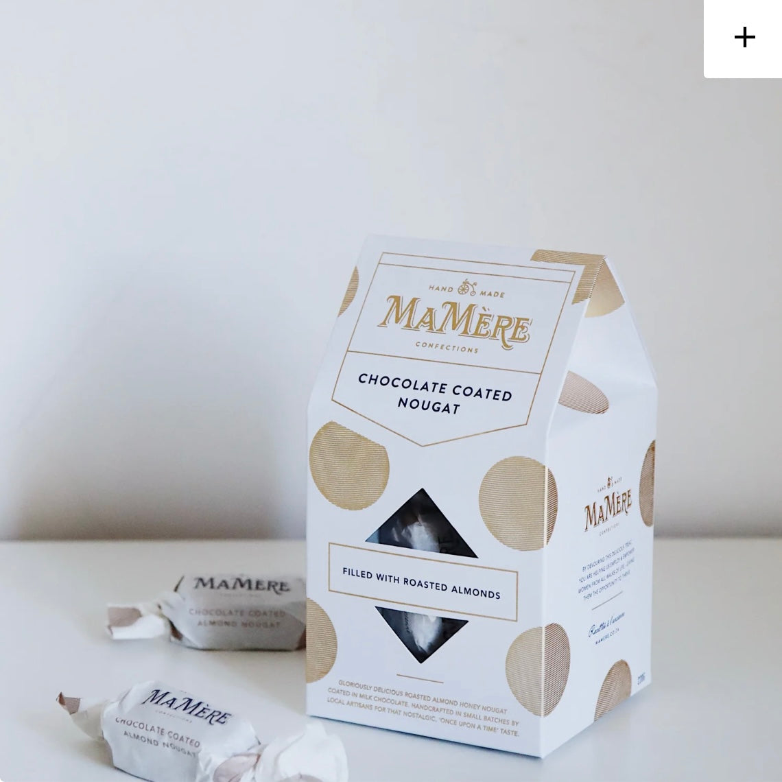 MaMère Chocolate Coated Almond Nougat Gift Box