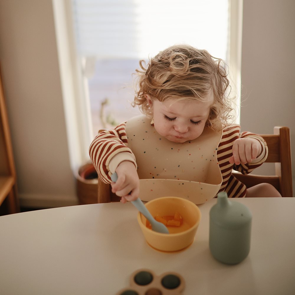 Mushie Silicone Feeding Spoon (2 Pack)