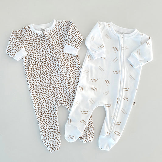 Bébé Luxe Zipsuits