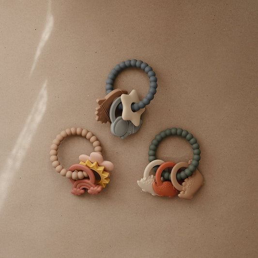 Mushie Teething Rings