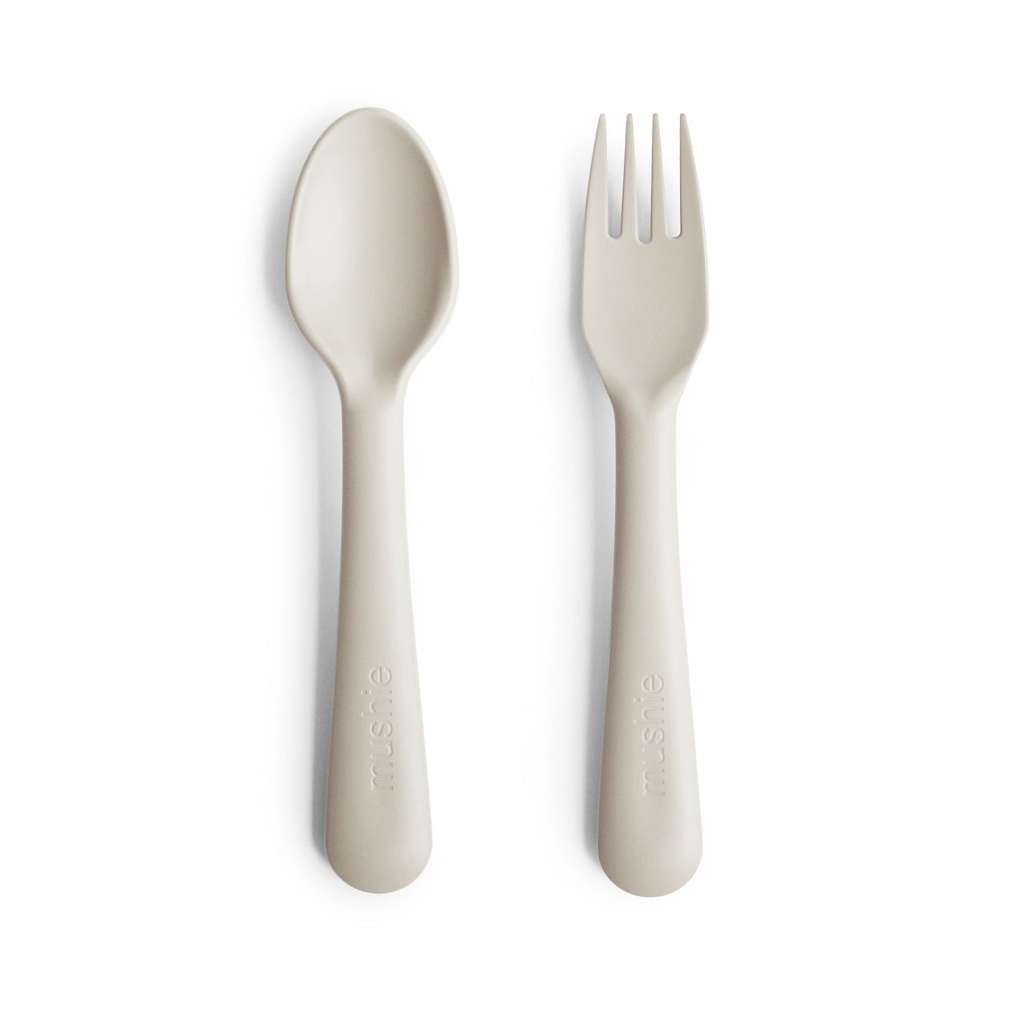 Mushie Dinnerware Fork & Spoon Set