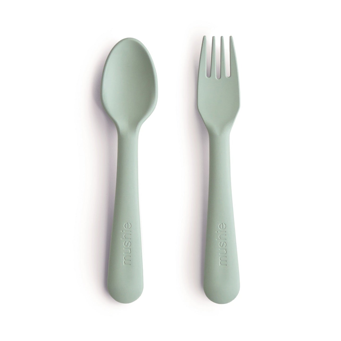 Mushie Dinnerware Fork & Spoon Set