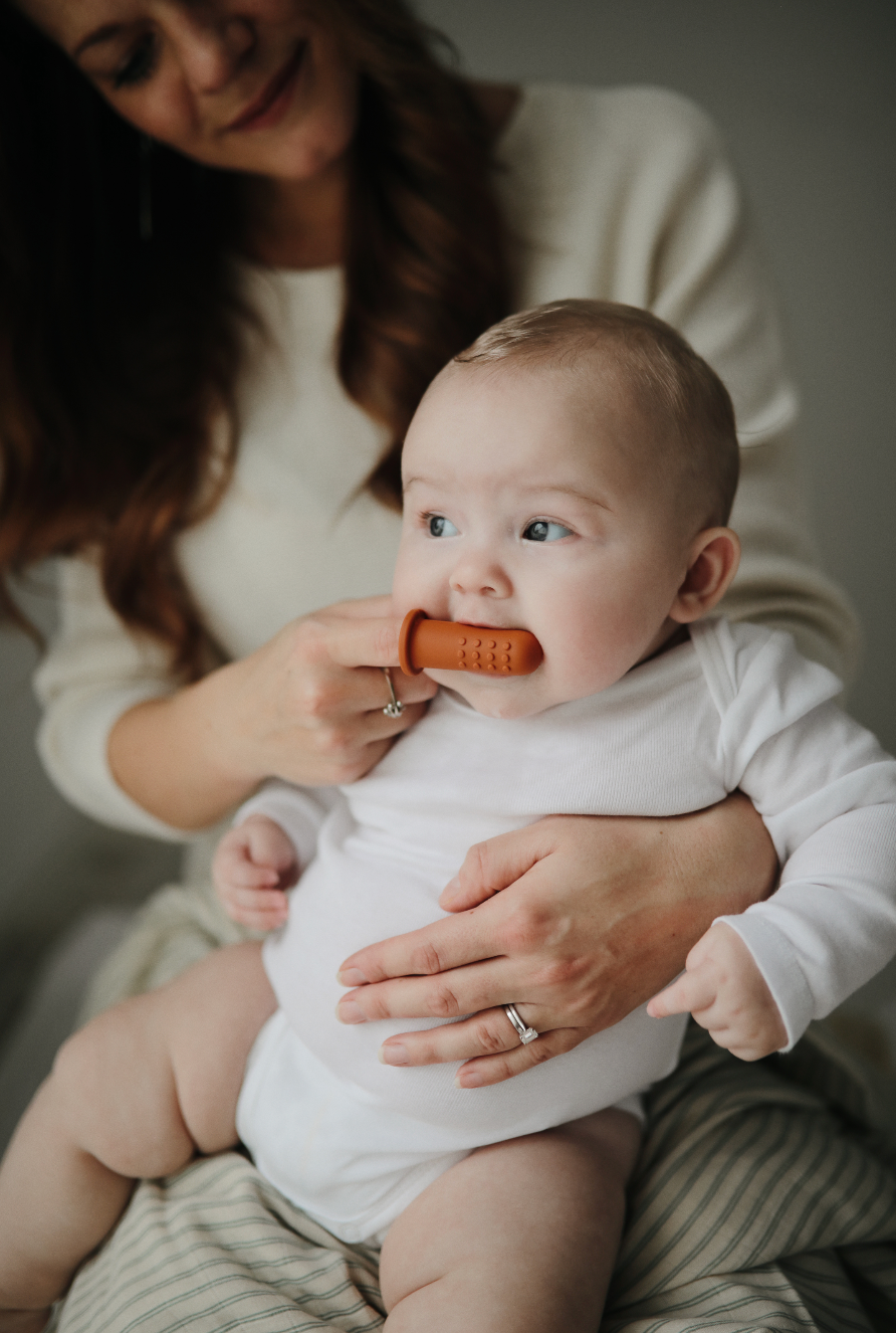 Mushie Silicone Finger Toothbrush