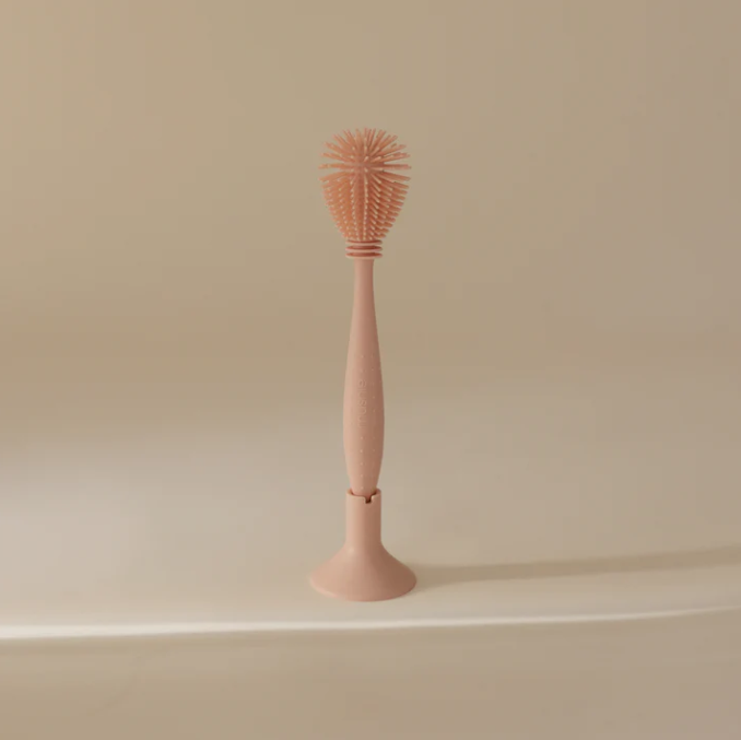 Mushie Silicone Baby Bottle Brush