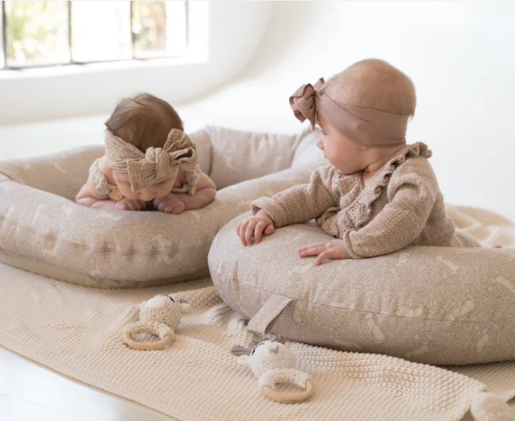 Ava & Bear - Crescent Nursing Cushion The Meadow Rabbit