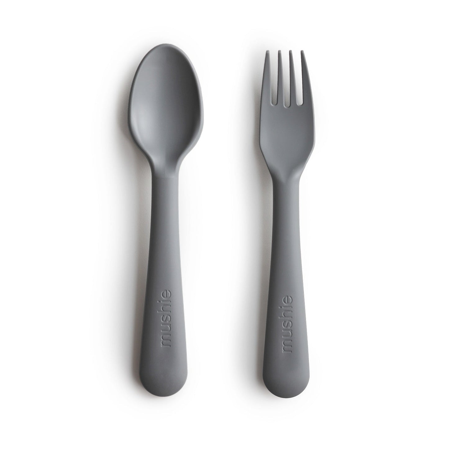 Mushie Dinnerware Fork & Spoon Set